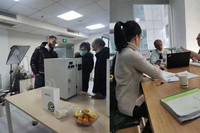 利比亞客戶來(lái)盛懷生物工廠參觀考察